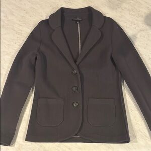 Wool and Cotton Banana Republic Charcoal Blazer